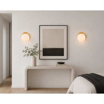 Drake Steel Flush Mounted Sconce