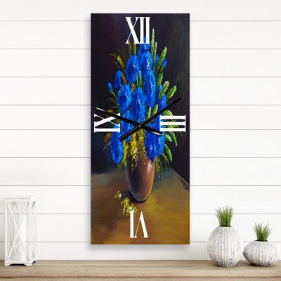 Horloge murale Still Life a Bouquet of Wildflowers