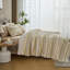 Ensemble de couvre-lit à rayures 100% coton Wonderful-110334932-104179944