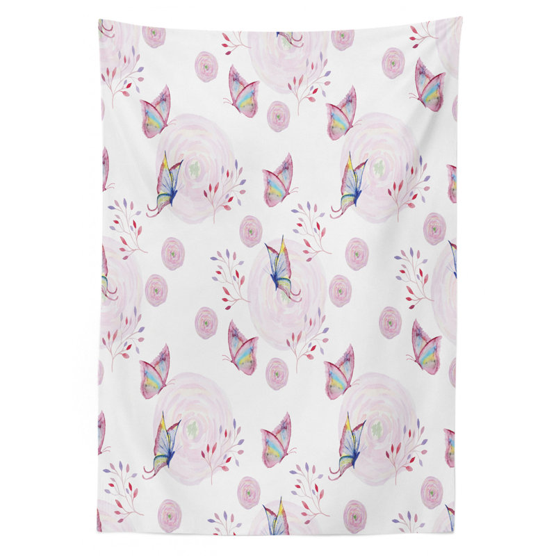 Nappe, papillons et branches Butterfly, 90 po x 60 po