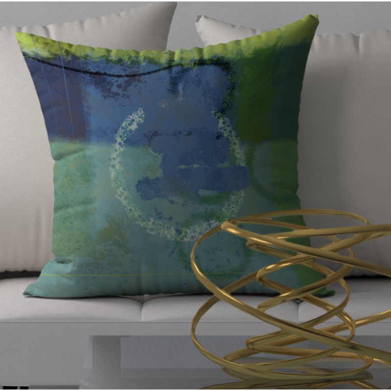 Housse et insert de coussin carré Swell Graceful, 20 po X 20 po