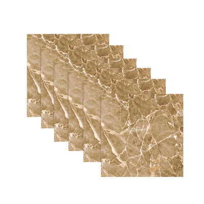 6 pièces de carreaux de mosaïques autocollants autocollants