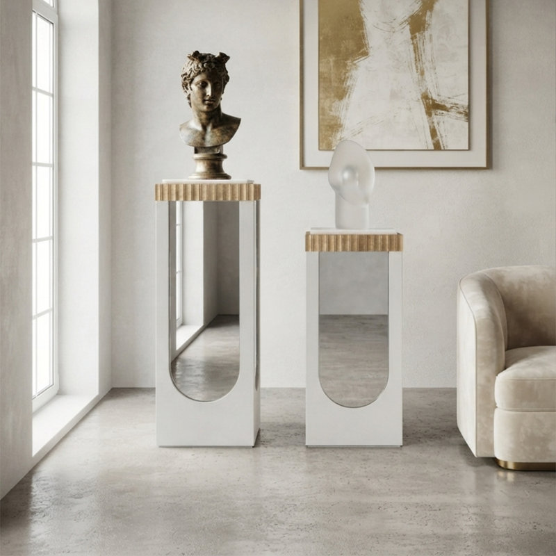 Pedestal, 46" H x 14" W x 14" D