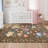Floral Machine Washable Rug for Living Room Romantic Indoor Carpet for Home Decor Aesthetic Non-Slip Rug for Bedroom Dining Room Office Nursery Playroom Teen Dorm-1689083738