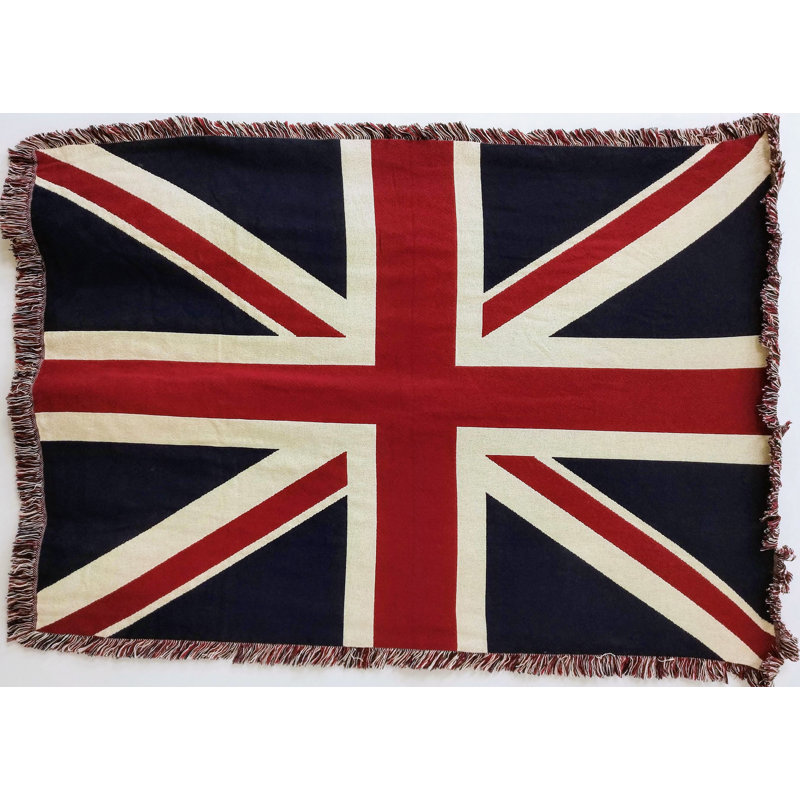 Jeté en coton Pure Country Weavers, Union Jack