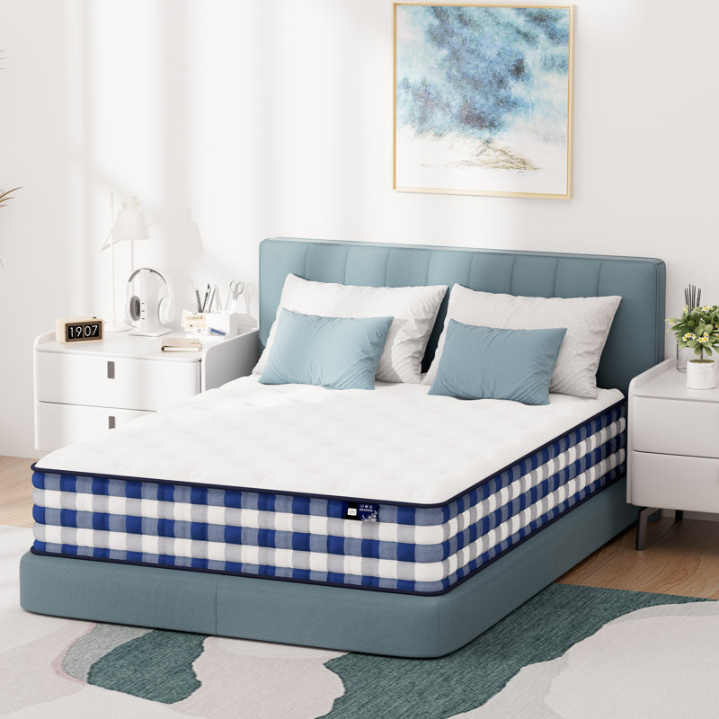 Matelas en mousse à mémoire de forme hybride 10 po Noelani avec mousse certifiée CertiPUR-US - garantie de 10 ans