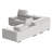 126" Wide Genuine Leather Symmetrical Corner Sectional-69489244