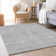 Premium Machine Washable Prisco Gray Rug