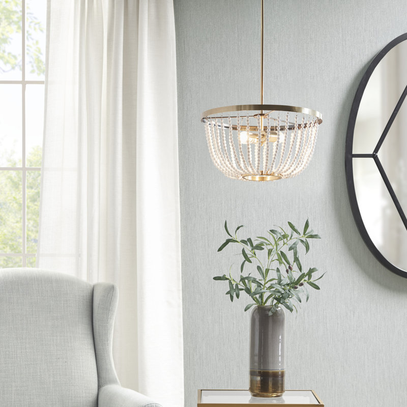 Melrose 2-Light Modern Beaded Chandelier
