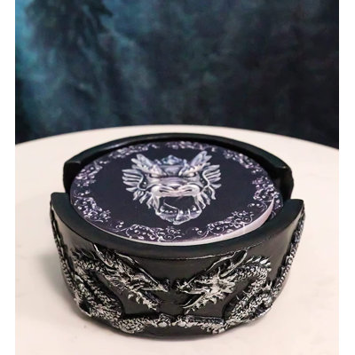 Ensemble de sous-verres Harolyn avec support