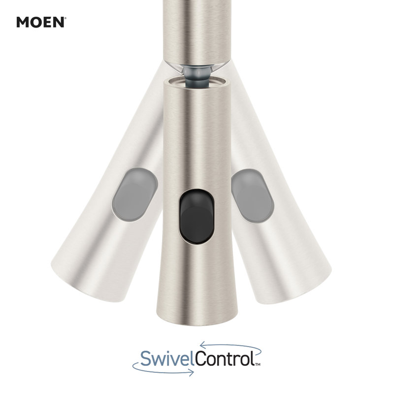 Moen Swivelcontrol Pulldown Kitchen Faucet Wand, Stainless Steel