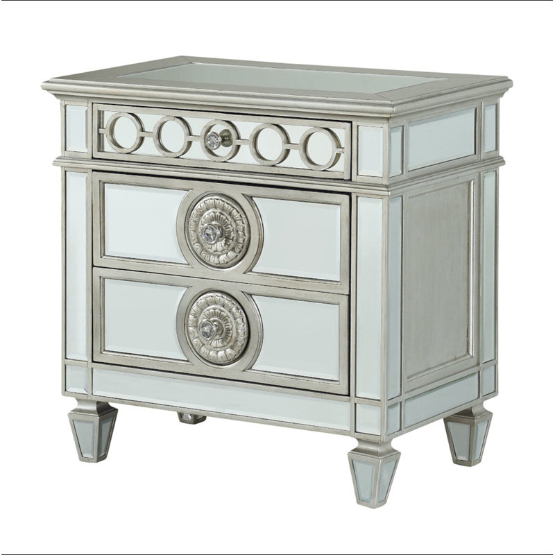 Table de chevet à miroir Varian