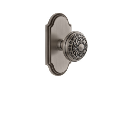 Fausse plaque simple avec bouton Windsor