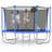 SENCHO GINSYTALIOR 12' Round Backyard Trampoline with Safety Enclosure