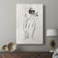Dessin au trait romantique II - galerie Cavas sur mesure