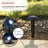 Super Bright Matte Black Plug-in Integrated LED Well Light Pack