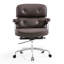 Chaise de bureau en cuir véritable-106721985