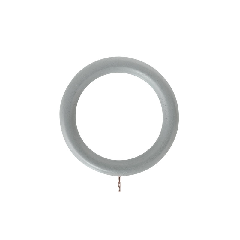 Keswick Wood 5cm Single Curtain Pole, 5cm H x 200cm W x 5cm D, Pale Slate