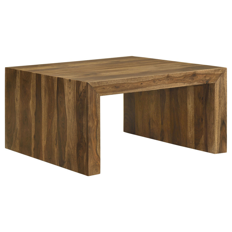 Santana Auburn Square Solid Wood Coffee Table