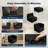 6-piece Modular U-shaped Sectional Plush Corduroy Sofa With Movable Ottoman, Comfy Deep Seat Cloud Couch, Upholstered Living Room Set-1469517341