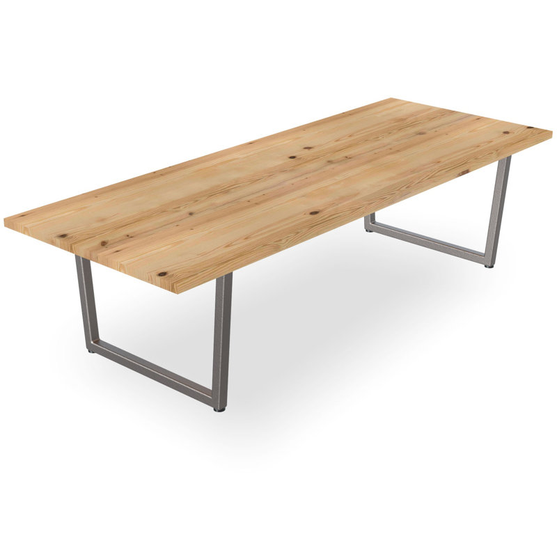 Table rectangulaire en bois massif Clifton, Transparent, H 30 po x L 108 po x l 42po