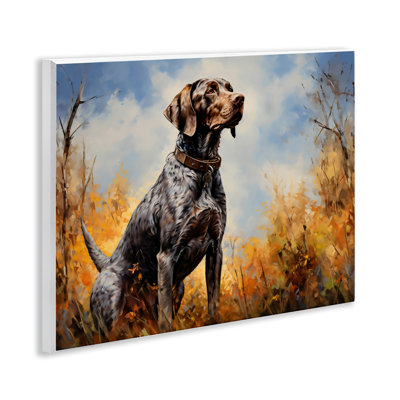 Brown Bird Hunting Dog Wall Plaque, design by Creative Studio