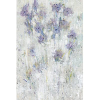 Lavender Floral Fresco I by Timothy O' Toole - Wrapped Canvas Painting