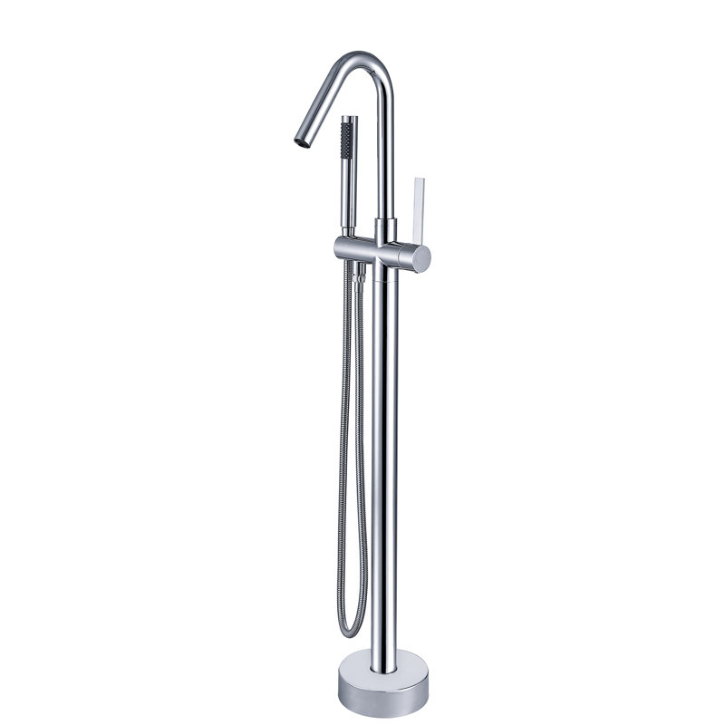 Robinet de baignoire autoportant avec douche à main Modern