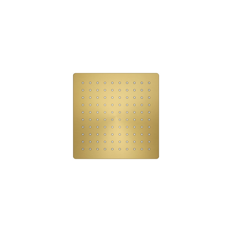 Honesty 8" Single-Function Wall or Ceiling-Mount Square Rainhead, Square Rain Showerhead 2.5 GPM