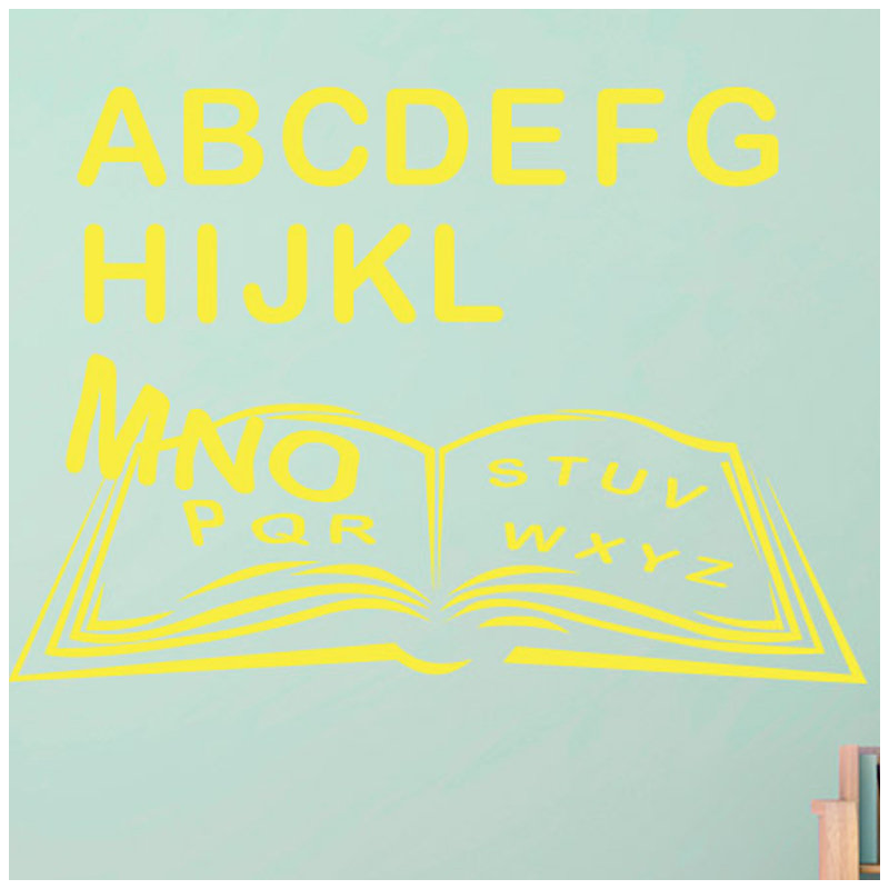 Wall Decal, Large, Bright Yellow