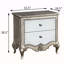 Antique Champagne 2-Drawer Nightstand