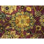Tapis oriental mauve traditionnel fait à la main 4 x 6 Agra Jaipur