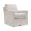 Fauteuil d'appoint pivotant Neena, polyester, base en métal-99518057