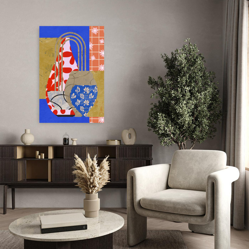 Art contemporain, art contemporain abstrait, H 36 po x l 24 po