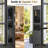 Door Handleset withTouchscreen Fingerprint Keypad