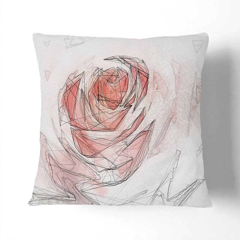 Abstract Square Cushion, 40cm H x 40cm W x 15cm D