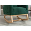 Chaise berçante rembourrée en tissu Teha Teddy-34025540