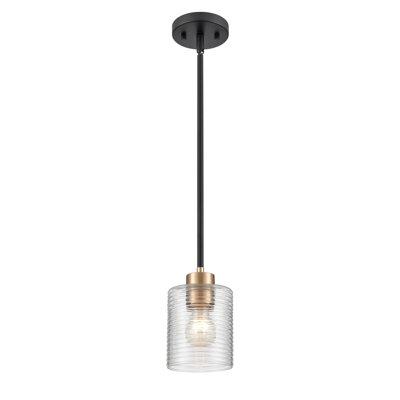 Luminaire suspendu cylindrique à 1 lumière Renko