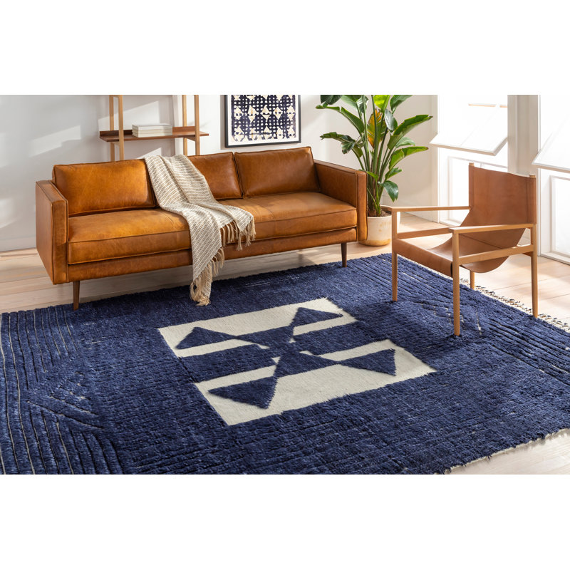 Sakara Wool Southwestern Area Rug, Rectangle 8' x 10'