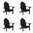 Plastic Folding Adirondack Chair-2094490276