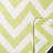 Dhurries Hand Woven Flat Weave Wool/Cotton Chevron Rug in Green/Ivory-546846364