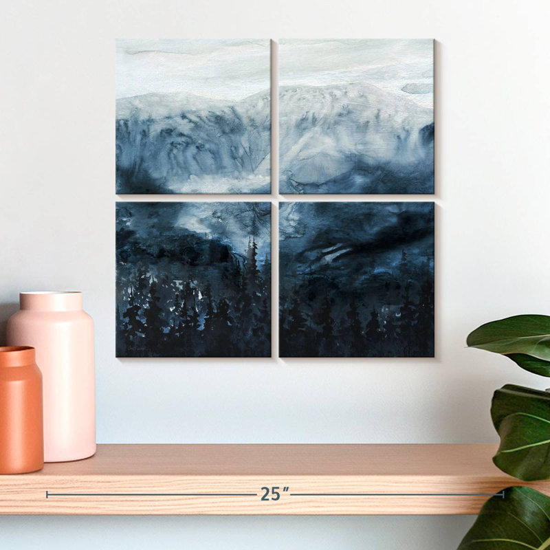 Mountain Shadows, 18" H x 18" W