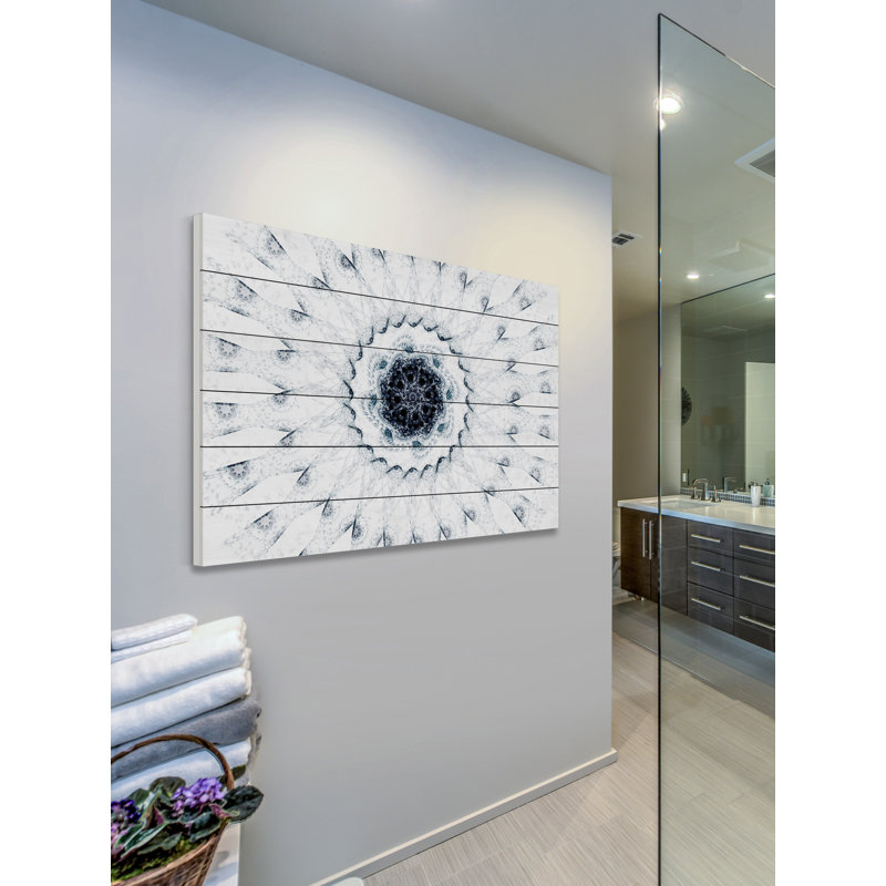 Ange d'innocence - impression sur bois blanc, H 40 po x l 60 po x P 1,5 po