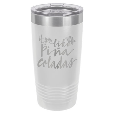 Verre et couvercle Pina Coladas
