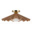 Furrow 16-in Red Semi-Flush Mount-1169661777-1169661783