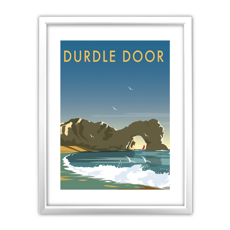 Dave Thompson - Single Picture Frame Print, White