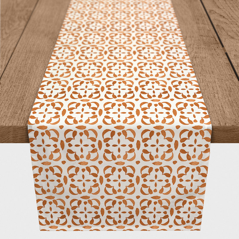 Caldara Dining Linens, 90" x 16", Orange