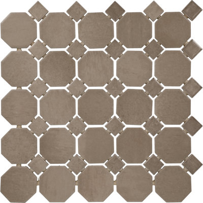 Daltile Relicca 12 x 12 Octagon Dot Mosaic Tile (10 PCS Per Carton) (10.00 SQFT Per Carton)