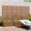 Lit de jardin surélevé rectangulaire en métal H 59 po x l 30 po Seren-128936239