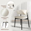 Chaises de salle à manger modernes en bois massif, chaises d'appoint rembourrées en cuir de polyuréthane, aucun assemblage requis pour la cuisine et le salon-124881389